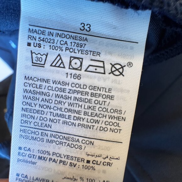 Old Navy Active Shorts Mens Sz 33 Navy Tech Hybrid 4-Way Stretch - Picture 9 of 9